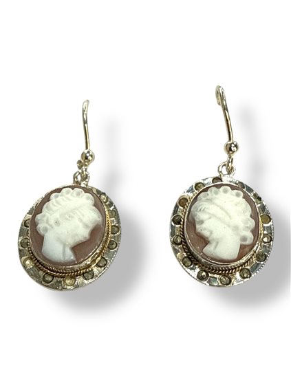 Pendientes Mandile 1922 Mujer Cammei antichi in Plata Conchiglia 2MORCM22 - 2MORCM22